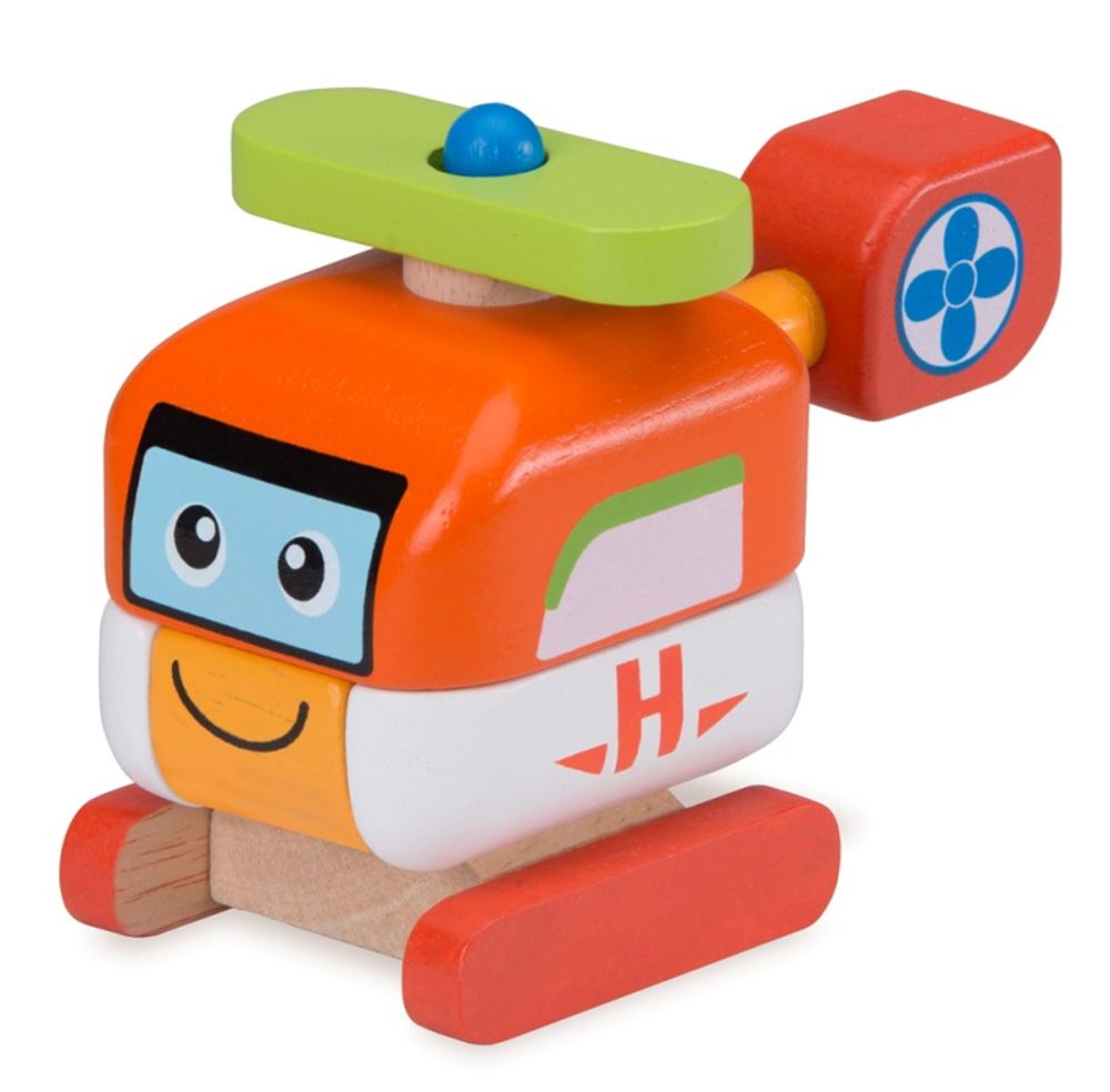 Wonderworld construit un hélicoptère. +1