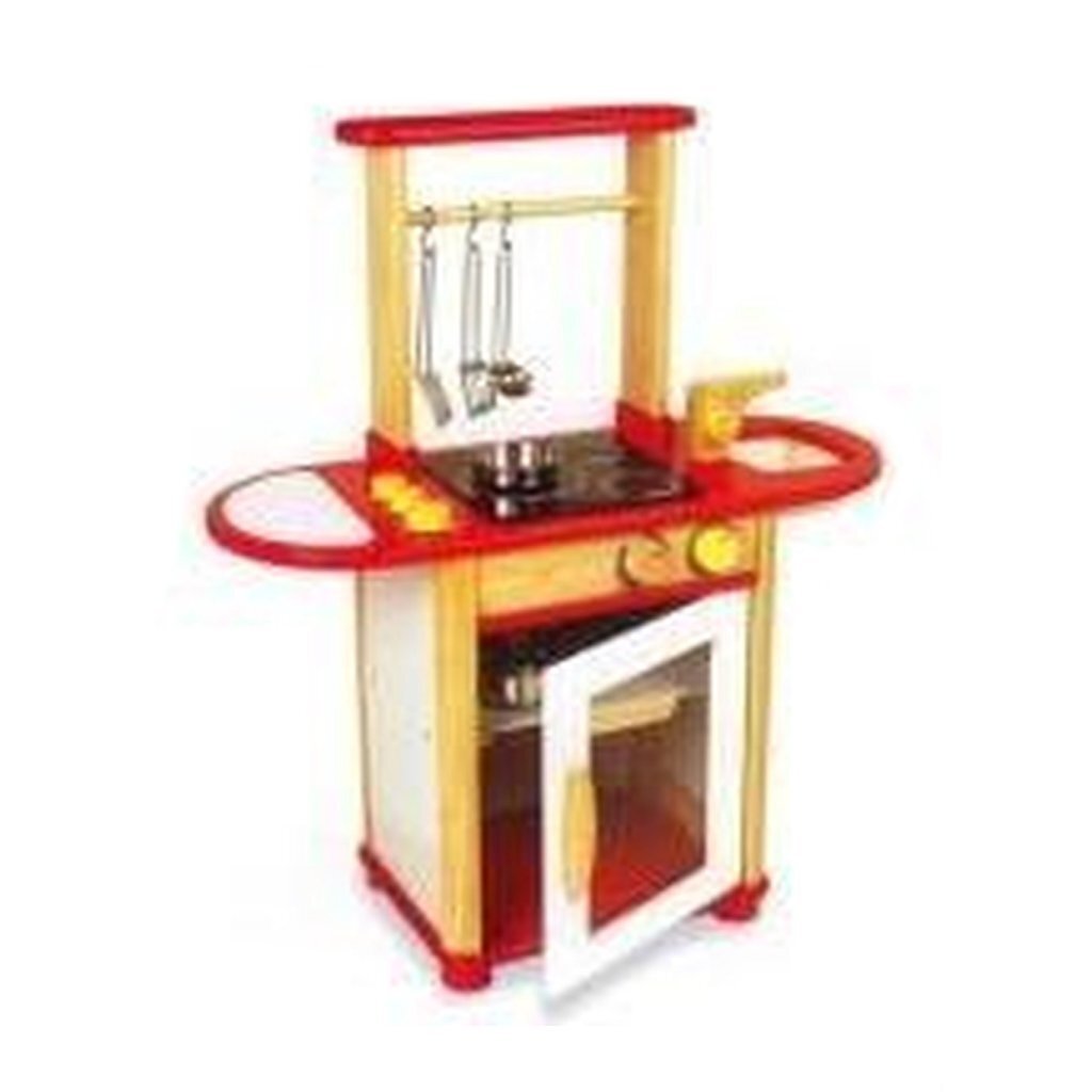Îlot de cuisine en bois Pintoy Pintoy Red