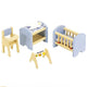 Pinty Pintoy Blue Baby Room pour Dollhouse