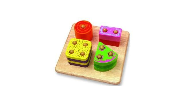 Pintoy pintoy puzzle de comptage et de formes en bois