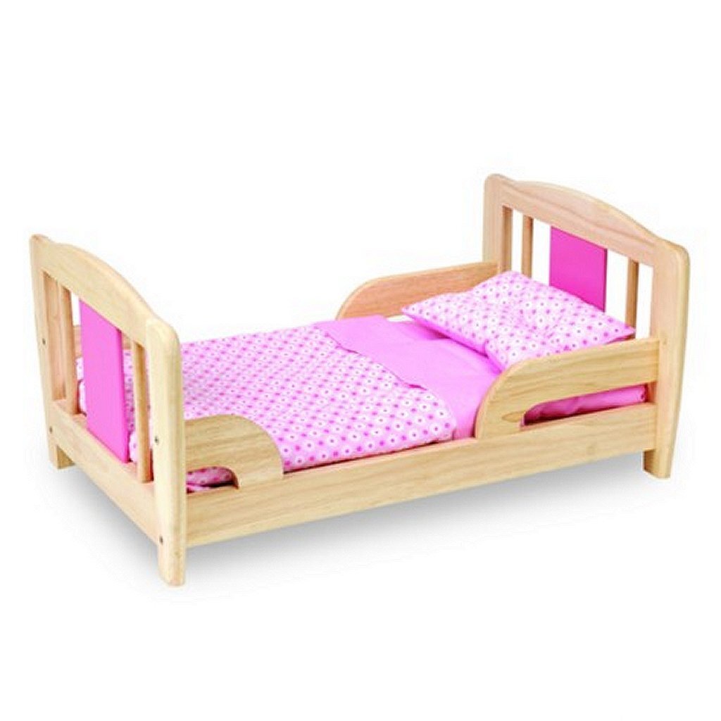 Pintoy Pintoy P07541 Grand Poppenbed en bois 53 cm