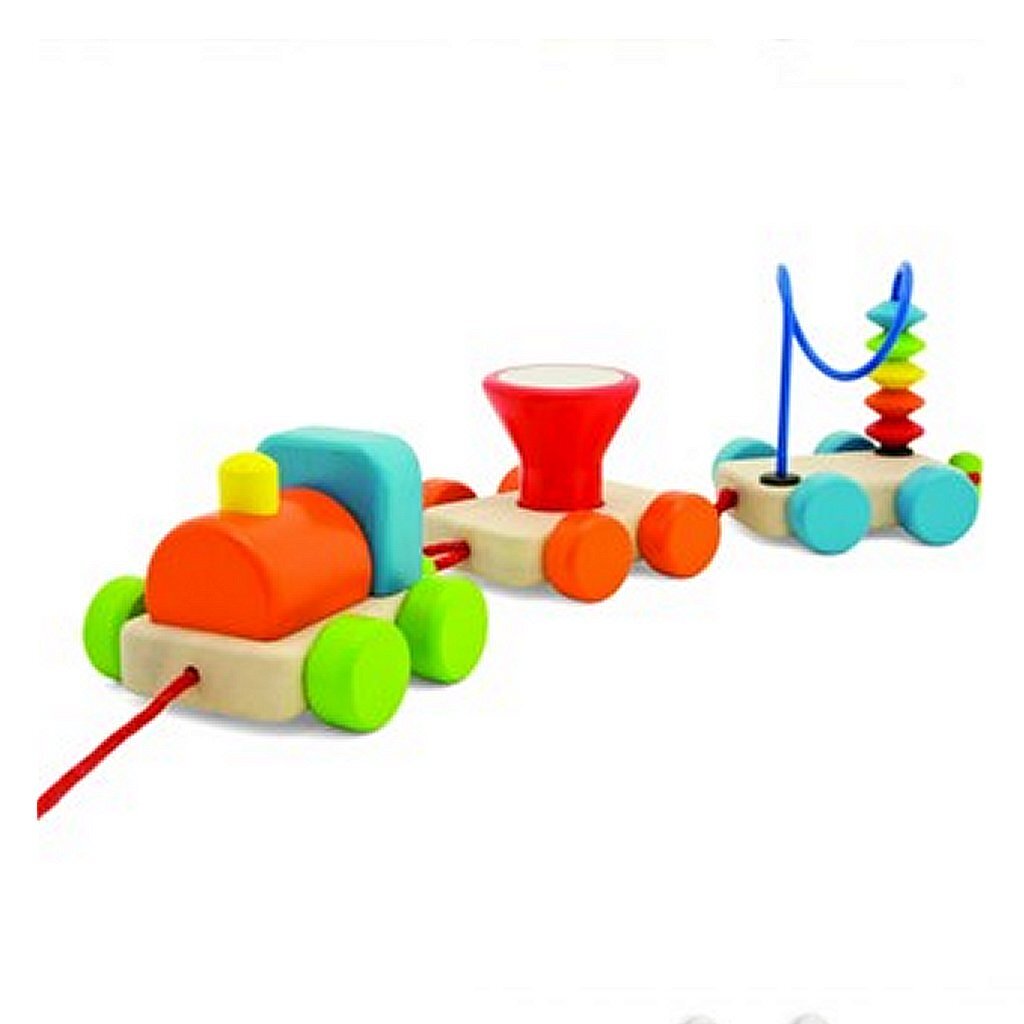 Pintoy pintoy train d’activité en bois