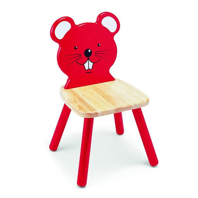 Pintoy Pintoy P99241 Chaise en bois souris rouge