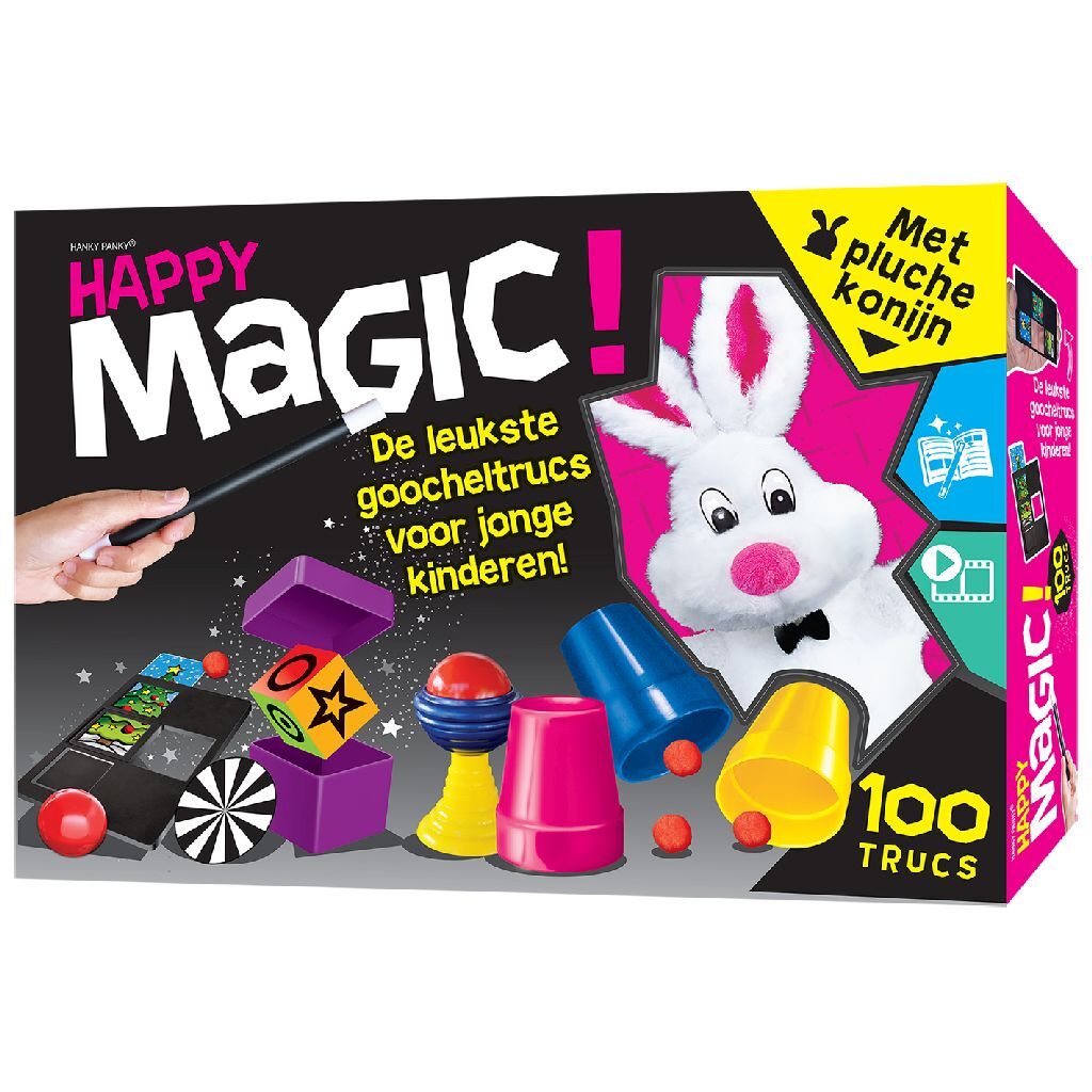 Toys panky hanky heureux 100 astuces + lapin en peluche
