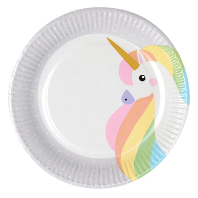 Papstar assiettes licorne carton ø23cm 10 pcs