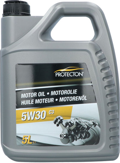 Huile moteur Protecton 5w-30 c3 - synthétique - pour moteurs essence, GPL et diesel - économie de carburant moyenne - spécialement développée pour les moteurs diesel à injecteur-pompe - formation réduite de résidus de combustion - 5 litres