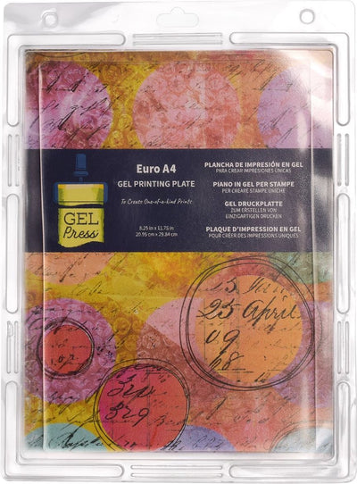 Plaque d'impression presse gel - gel - a4 - 20,95 x 29,84 cm