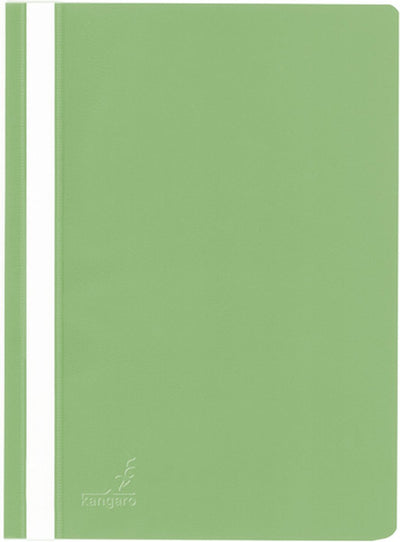 Dossier à fixation rapide Kangaro - a4 - pp - vert - rétractable de 25 pièces - k-22037