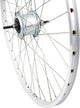 Roue arrière Roland 28 Nexus 8 RB ZAC2000 en argent en acier inoxydable SPK