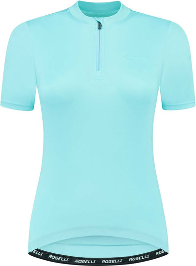 Rogelli core maillot de cyclisme femme - manches courtes - bleu clair - l