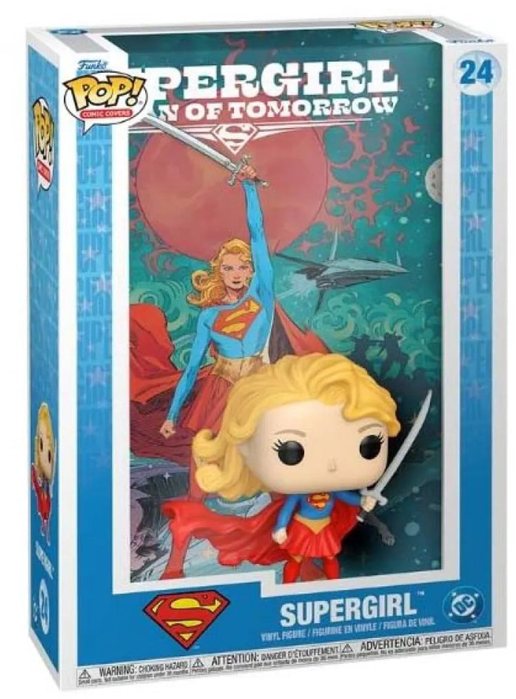 Funko super girl supergirl (pop ! couvertures de bandes dessinées) figurine en vinyle 24 pop unisexe ! - neutre - standard