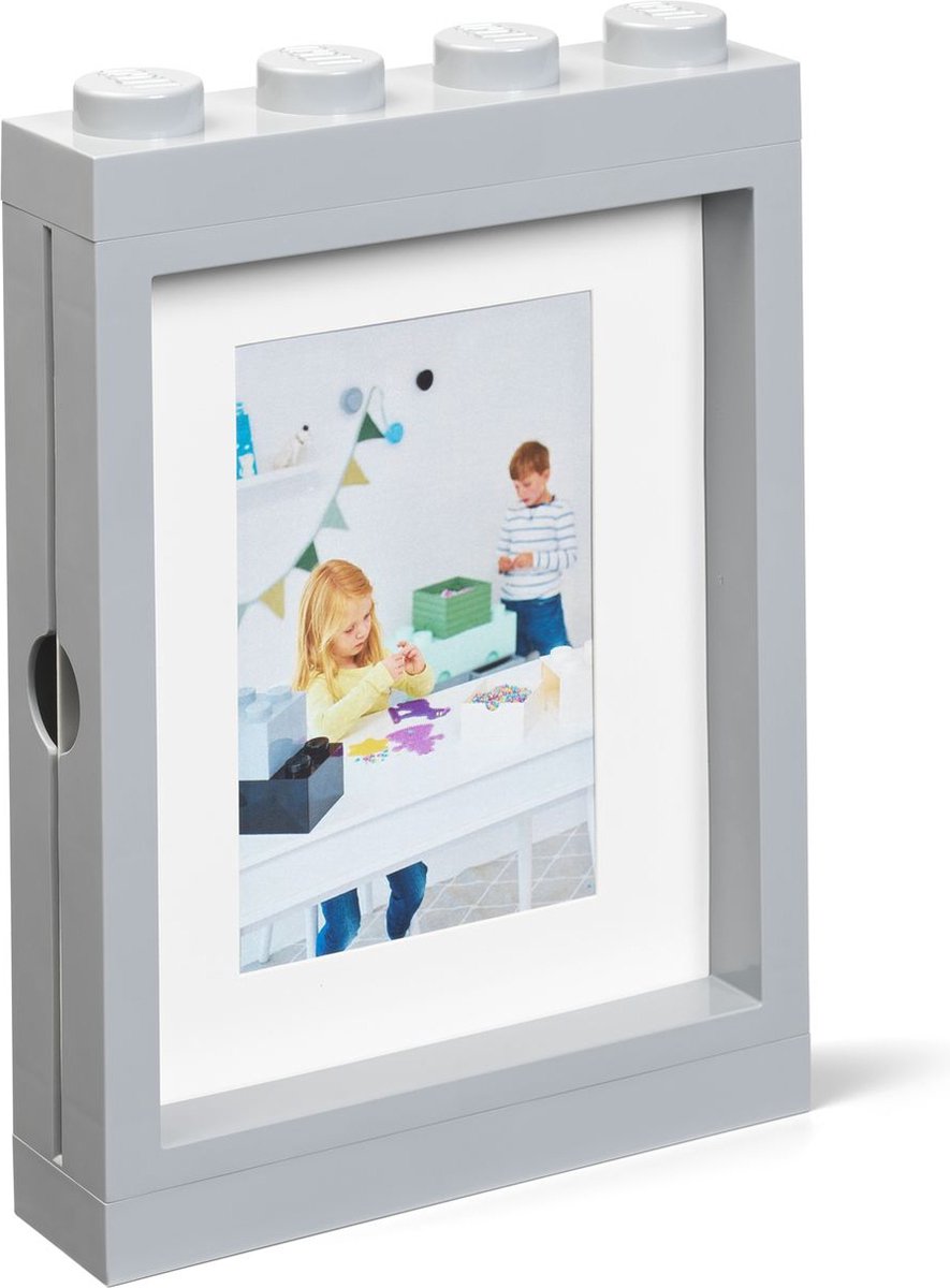 Lego - cadre photo - polypropylène - gris