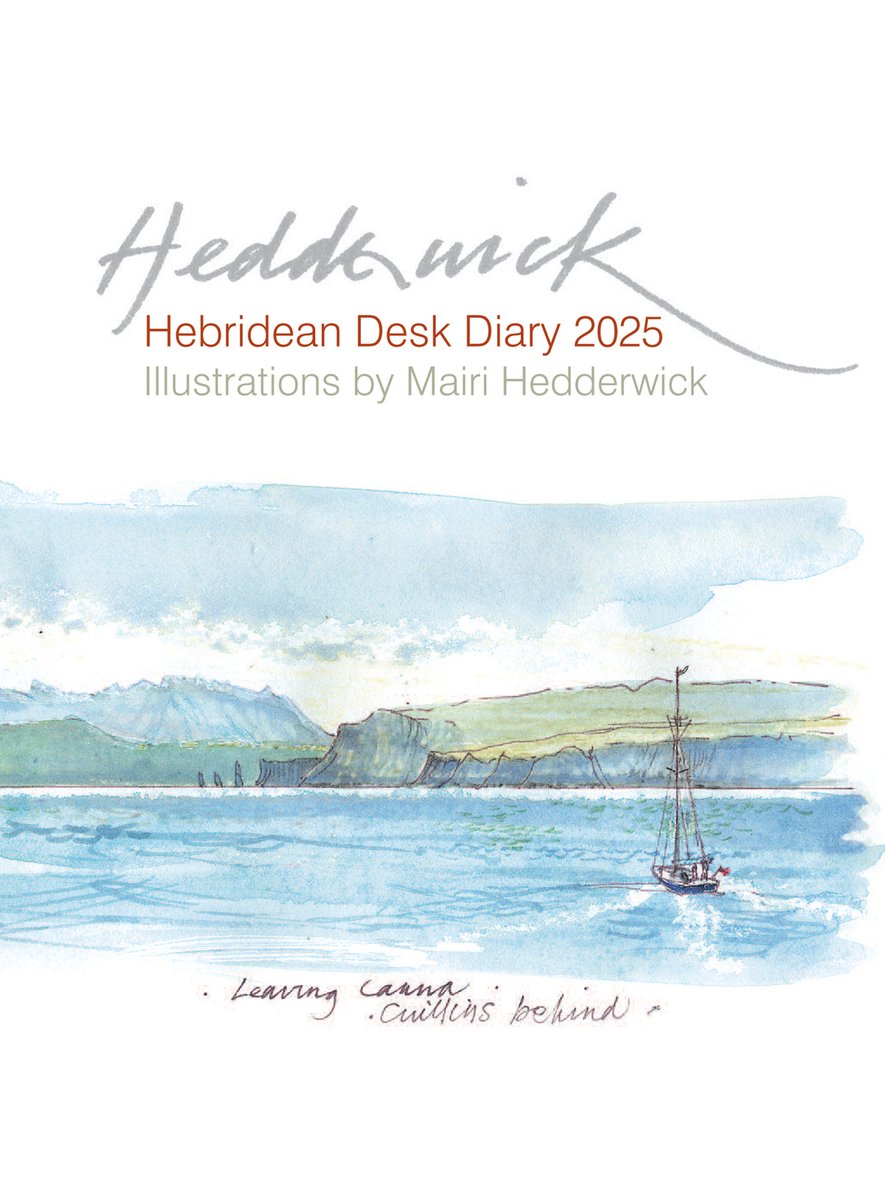 Agenda de bureau Hedderwick Hébrides 2025