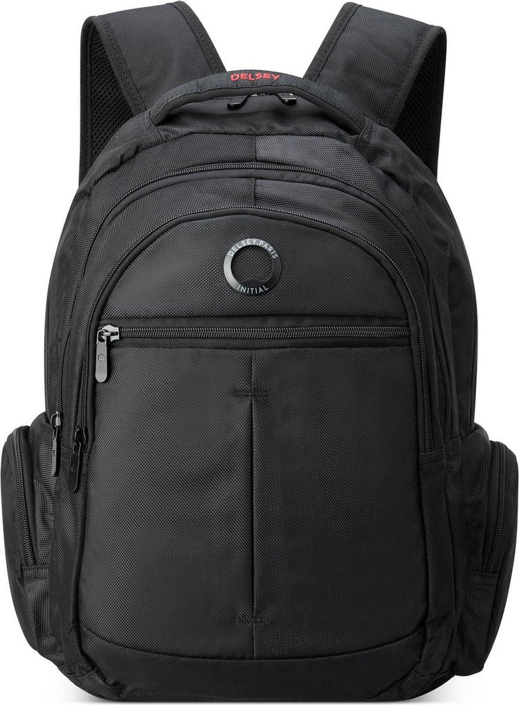 Delsey element sac à dos dépliant – 24 litres – sac à dos pour ordinateur portable 15,6 pouces – pochette intelligente – noir