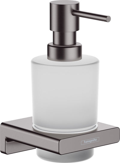 Distributeur de savon Hansgrohe addtoris chrome noir brossé