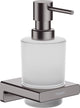 Distributeur de savon Hansgrohe addtoris chrome noir brossé