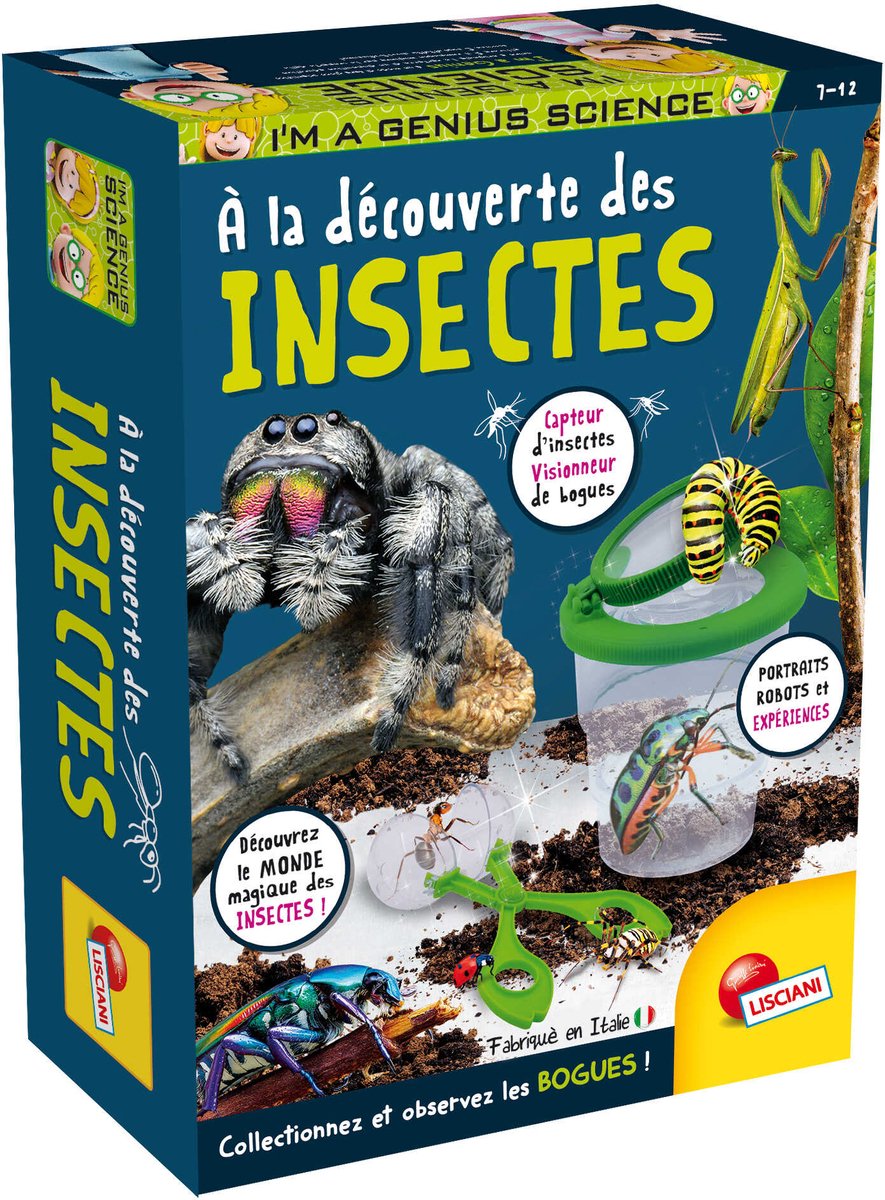 Lisciani je suis un génie de poche science- à la découverte des insectes