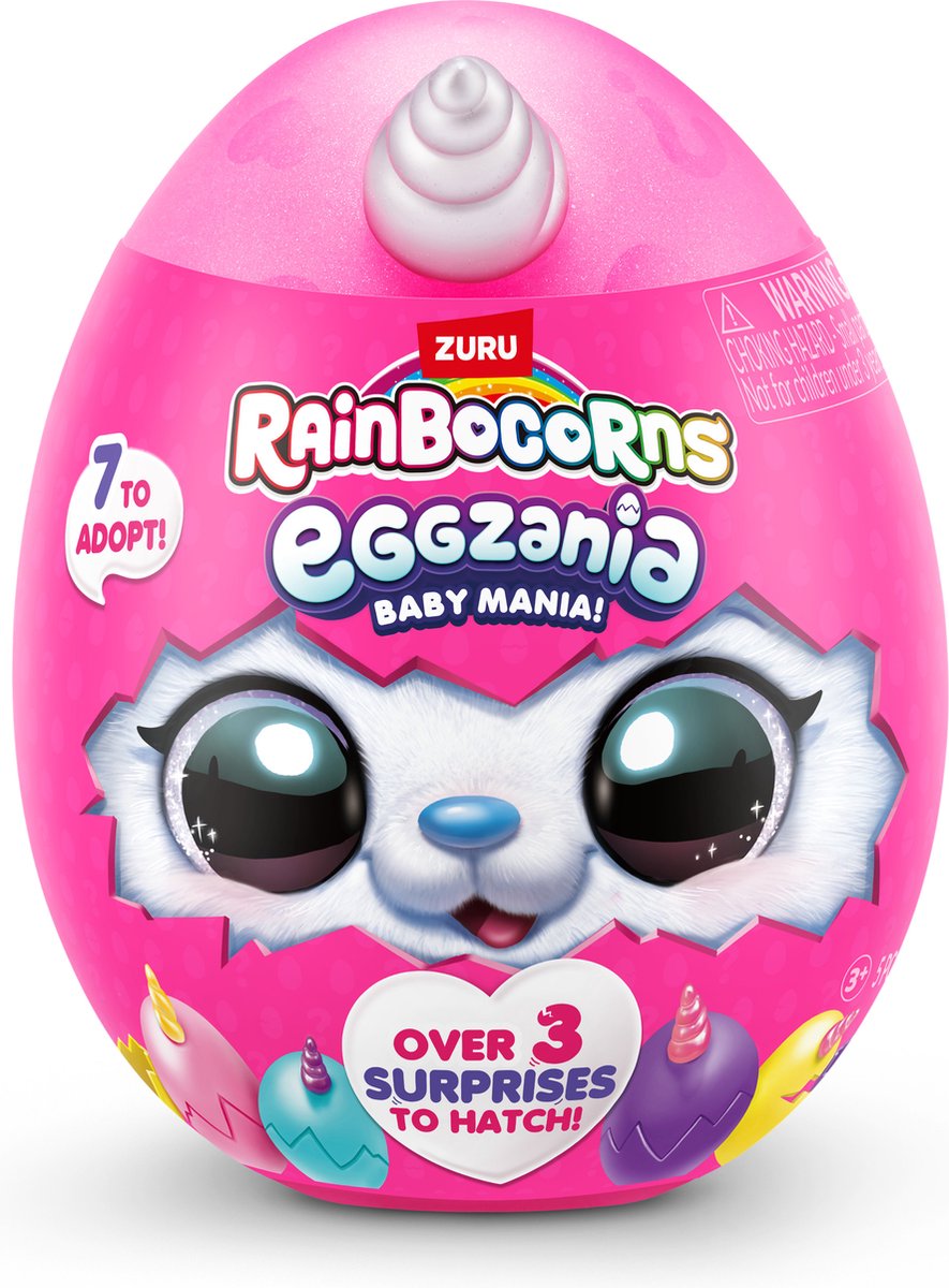 Rainbocorns eggzania, peluches animaux, 3 ans
