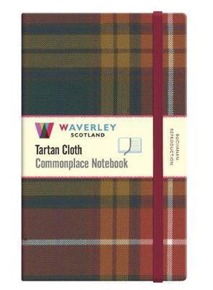 Sans marque sans marque waverley (l) : grand carnet en tissu tartan reproduction Buchanan