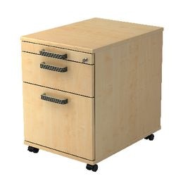 Bach bloc tiroir mobile Hammerer ac20 sg mélamine 428x580x590mm 3 tiroirs érable