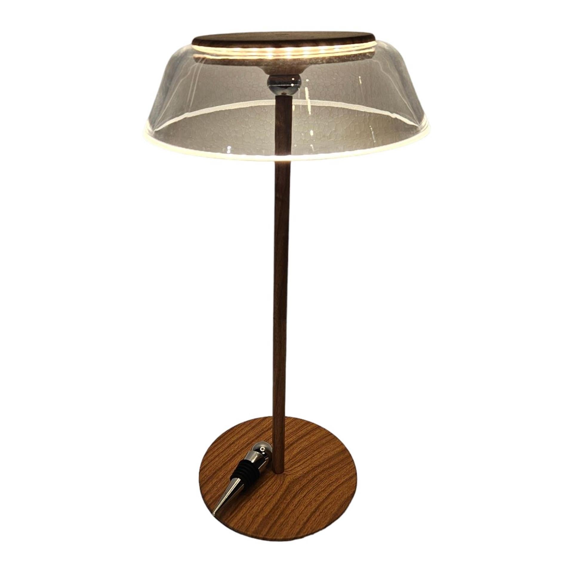 Lampe de table ambiance Mansion chargement USB ø16,5xh33,5cm
