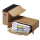Loeff's 3030 boîte d'archives en carton 850g m2 37x26x11,5cm fermeture inférieure folio dossier suspendu