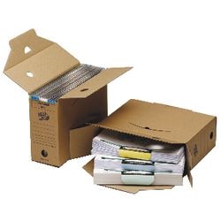 Loeff's boîte d'archives universelle 3020 carton ondulé 34x25x12cm a4 dossier suspendu