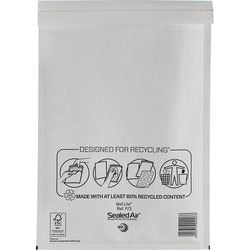Enveloppes à bulles scellées à l'air blanc 50 pièces