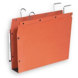 Classeur suspendu latéral Ultimate Elba 404003 carton kraft 240g m2 folio orange fond 50mm