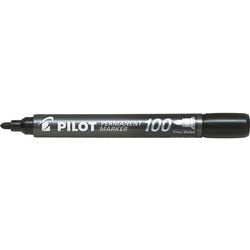 Marqueur permanent pilot 100 pointe ronde 1mm noir