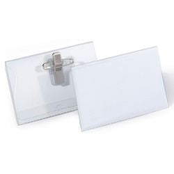 Badges avec pince combinée durable 8101 8145 PVC souple 90x54mm 50 pièces