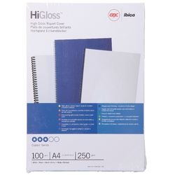 Couvertures de reliure polyopaques gbc pp 300 microns noir