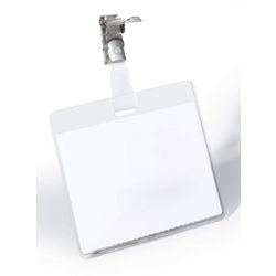 Badges avec fixation par clip durable 8003 8143 60x90mm 25 pièces