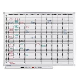 Agenda annuel magnétique professionnel legamaster 7-400000 120x90cm émaillé