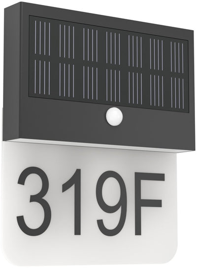 Applique d'extérieur solaire Eglo conettimara - capteur - rechargeable - LED - 23 cm - couleur lait noir