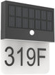 Applique d'extérieur solaire Eglo conettimara - capteur - rechargeable - LED - 23 cm - couleur lait noir