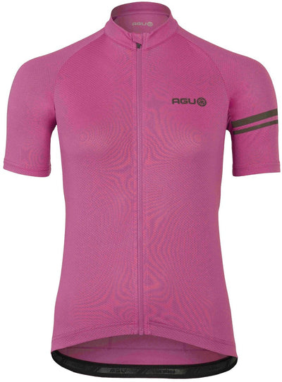 Agu core chemise de cyclisme essentiel dames électrique fuchsia
