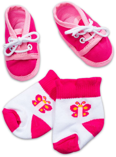 Nouveau-né pour bébés chaussettes pour bébés chaussures de rose violet