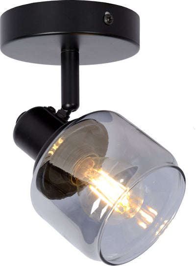Lucide bjorn - spot de plafond (plafonnier) - 1xe14 - noir