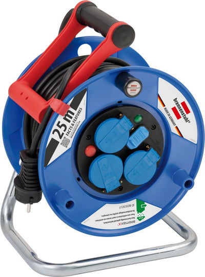 Brennerstuhl garant enrouleur de câble ip44 avec usb 25m n05v3v3-f 3g1,5 broches terre
