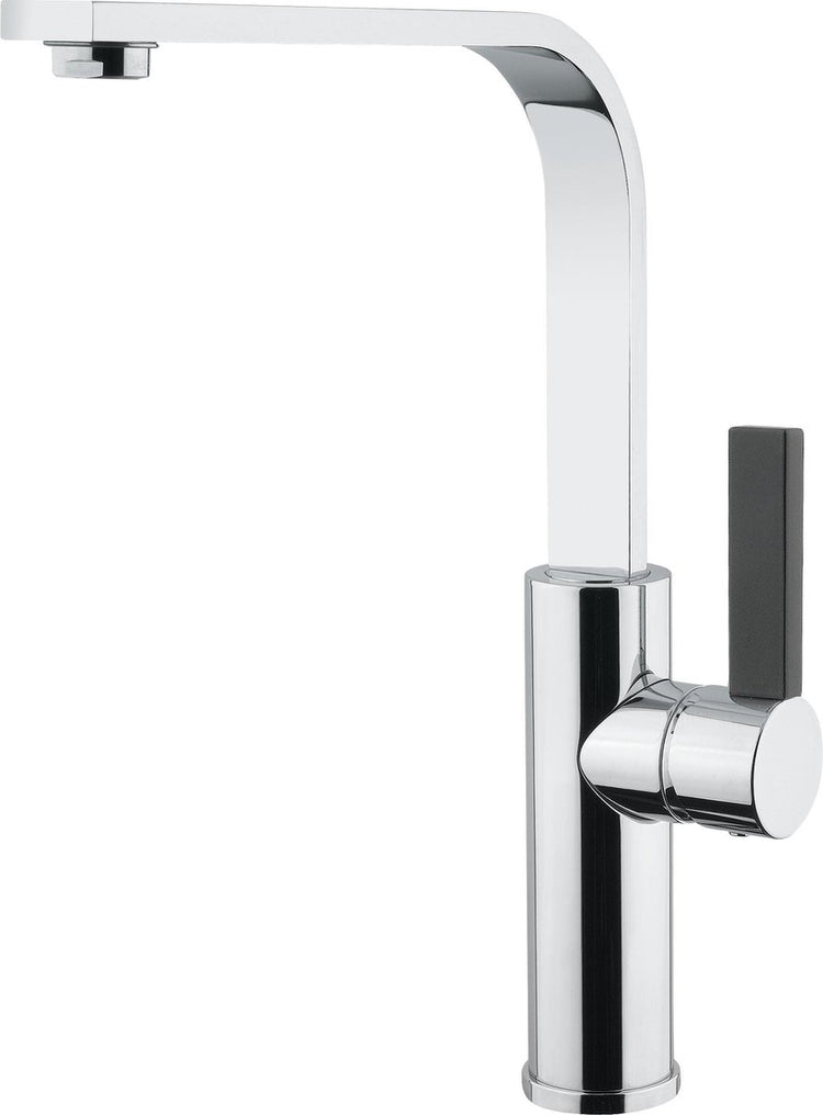 Robinet de cuisine plat Plieger - Robinet de cuisine bec pivotant - Robinet en laiton - Un levier - Chrome