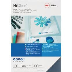 Couvertures de reliure hiclear gbc pvc transparent 300 microns