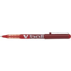 Roller pilote v-ball 0,3 mm rouge