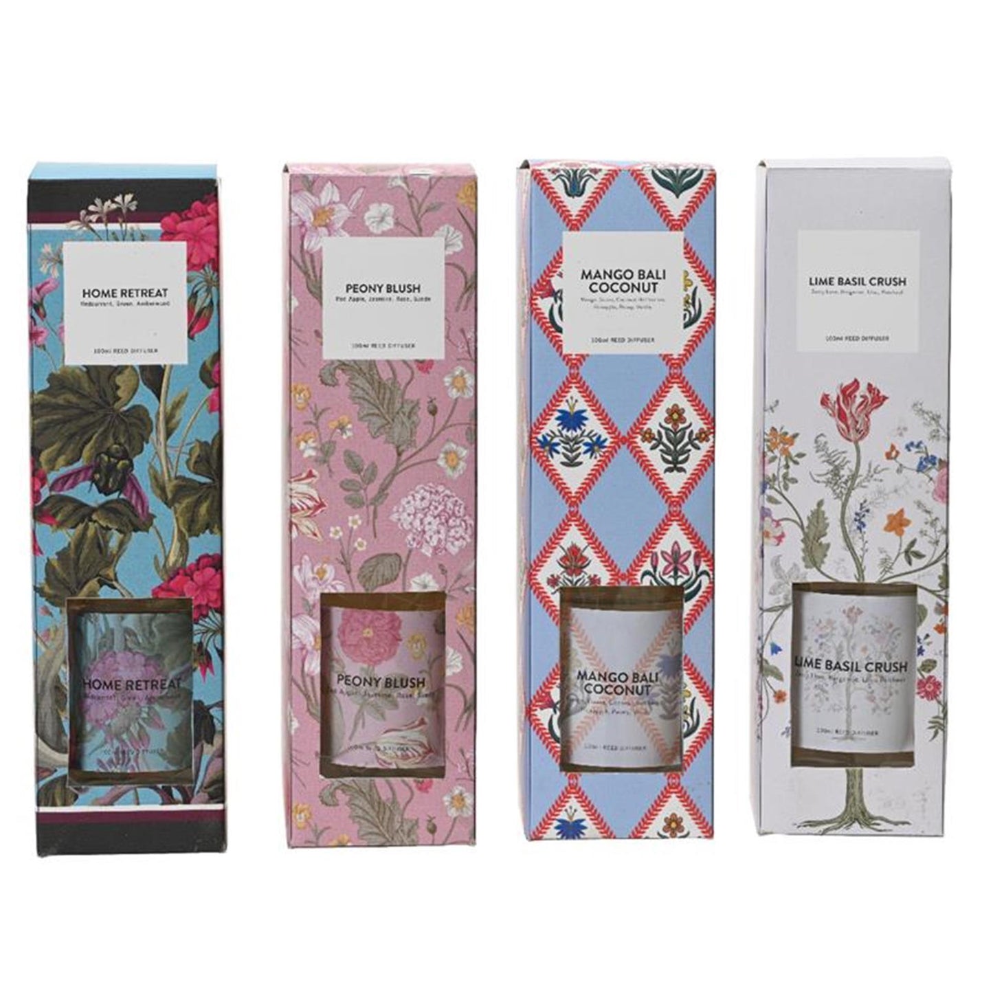 Verre Decoris avec bâtonnets parfumés 100ml
