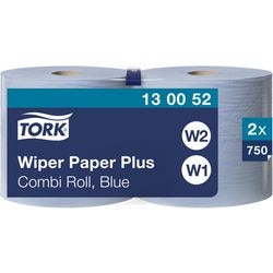 Rouleau combiné d'essuie-glace advanced tork 420 w2 2 couches bleu