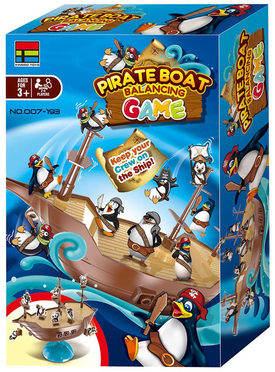 Jeu d'équilibre en bateau pirate