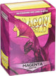 Bouclier de dragon Arcane Tinmen - pochettes de cartes de taille standard magenta mat 100x