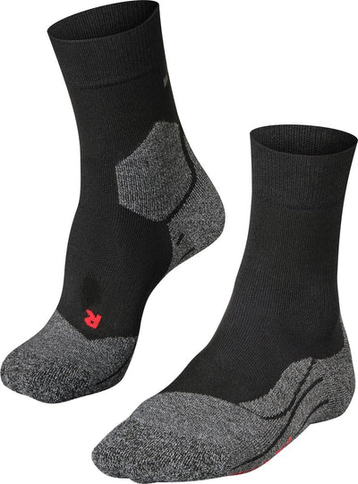 Falke ru3 anti-ampoules lyocell matériau fonctionnel chaussettes de course hommes noir - taille 44-45