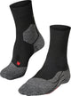 Falke ru3 anti-ampoules lyocell matériau fonctionnel chaussettes de course hommes noir - taille 44-45