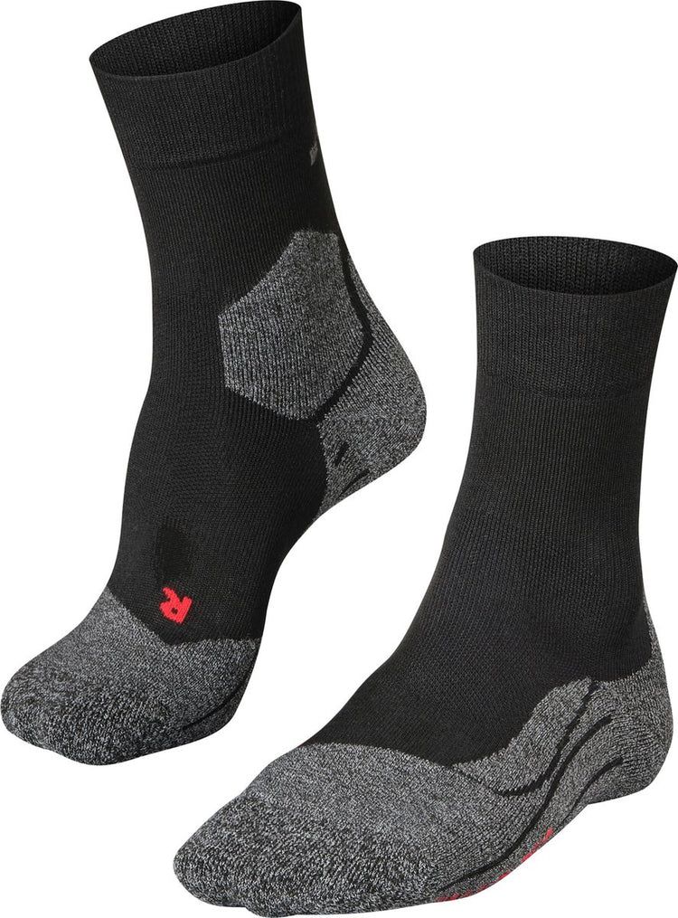 Falke ru3 anti-ampoules lyocell matériau fonctionnel chaussettes de course hommes noir - taille 39-41
